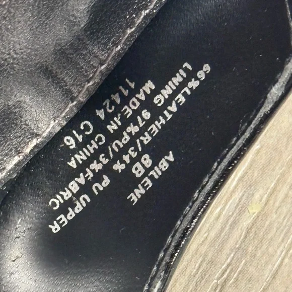 Ralph Lauren Abilene Heels with Bows Black Women's Shoes size 8 SH1